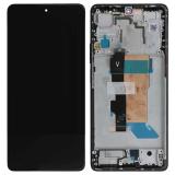 TOUCH DIGITIZER + DISPLAY LCD COMPLETE + FRAME FOR XIAOMI REDMI NOTE 12 TURBO / POCO F5 (23049PCD8G 23049PCD8I) BLACK ORIGINAL (SERVICE PACK)