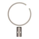SET OF 2 PCS WIRELESS CHARGING MAGNET FOR APPLE IPHONE 17 6.3