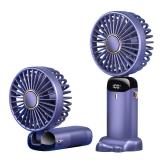 N15 DIGITAL DISPLAY HANDHELD FAN (TYPE-C) PURPLE