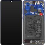 DISPLAY LCD + TOUCH DIGITIZER DISPLAY COMPLETE + FRAME FOR HUAWEI MATE 20 HMA-L09 HMA-L29 TWILIGHT ORIGINAL