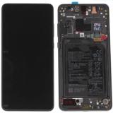 DISPLAY LCD + TOUCH DIGITIZER DISPLAY COMPLETE + FRAME FOR HUAWEI MATE 20 HMA-L09 HMA-L29 BLACK ORIGINAL