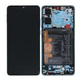 DISPLAY LCD + TOUCH DIGITIZER DISPLAY COMPLETE + FRAME (NO FINGERPRINT SENSOR FLEX) FOR HUAWEI P30 ELE-L29 ELE-L09 AURORA ORIGINAL NEW (02354HNJ HUAXING VERSION )