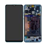 DISPLAY LCD + TOUCH DIGITIZER DISPLAY COMPLETE + FRAME FOR HUAWEI P30 LITE 2020 MAR-L21BX PEACOCK BLUE ORIGINAL NEW