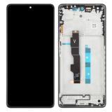 TOUCH DIGITIZER + DISPLAY AMOLED COMPLETE + FRAME FOR XIAOMI REDMI NOTE 13 5G (2312DRAABG 2312DRAABI) GRAPHITE BLACK ORIGINAL (SERVICE PACK)