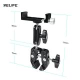 RELIFE TO2 MULTIFUNCTIONA DIRECTIONAL CLAMP 360° ROTATING BALL HEAD FOR FIXING PHONES / TABLETS AND OTHER AUXILIARY DEVICES