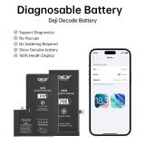 DEJI LARGE CAPACITY BATTERY (4750 mAh) FOR APPLE IPHONE 13 PRO MAX 6.7 (DECODE BATTERY GENUINE SELF-DIAGNOSABLE) (MINIMUM ORDER QUANTITY: 10 PIECES)