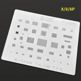 AMAOE IP X / 8 / 8P METAL TEMPLATE OF IC CHIP FOR APPLE IPHONE 8G / 8 PLUS / X