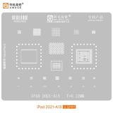 AMAOE IPAD 2021-A13 METAL TEMPLATE OF IC CHIP FOR IPAD 2021 0.12MM