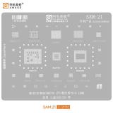 AMAOE METAL TEMPLATE OF IC CHIP FOR SAM-21 SAMSUNG GALAXY S25 5G S931B / S25 PLUS / S25+ 5G S936B