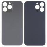 BACK HOUSING OF GLASS (BIG HOLE) FOR APPLE IPHONE 14 PRO MAX 6.7 SPACE BLACK