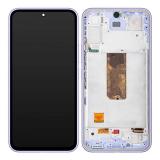 TOUCH DIGITIZER + DISPLAY LCD COMPLETE + FRAME FOR SAMSUNG GALAXY A54 5G A546B VIOLET ORIGINAL (SERVICE PACK)