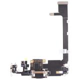 ORIGINAL CHARGING PORT FLEX CABLE + SMALL BOARD FOR APPLE IPHONE 11 PRO MAX 6.5 MATTE SPACE GRAY