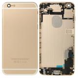 BACK HOUSING WITH PARTS FOR IPHONE 6 PLUS 5.5 GOLD ORIGINAL