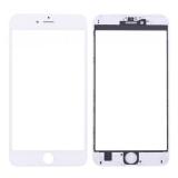 GLASS LENS REPLACEMENT + ORIGINAL FRAME FOR APPLE IPHONE 6 PLUS 5.5 WHITE