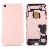 BACK HOUSING WITH PARTS FOR IPHONE 7G 4.7 ROSE GOLD MATERIAL ORIGINAL