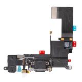 CHARGING PORT FLEX CABLE FOR IPHONE 5S BLACK