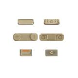 LATERAL SIDE BUTTON SET FOR IPHONE5S IPHONE 5S GOLD