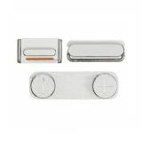 LATERAL SIDE BUTTON SET FOR IPHONE5 IPHONE 5G COLOR WHITE
