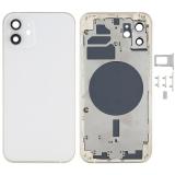 BACK HOUSING FOR APPLE IPHONE 12 6.1 WHITE OEM