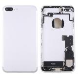 BACK HOUSING WITH PARTS FOR APPLE IPHONE 7 PLUS 5.5 WHITE MATERIAL ORIGINAL