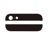 TOP COVER + BOTTOM COVER + SET OF 4 PCS FOR IPHONE 5G BLACK