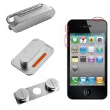 LATERAL SIDE BUTTON SET FOR APPLE IPHONE 4S