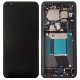 TOUCH DIGITIZER + DISPLAY AMOLED COMPLETE + FRAME FOR XIAOMI 14 ULTRA (24031PN0DC 24030PN60G) BLACK ORIGINAL (SERVICE PACK)