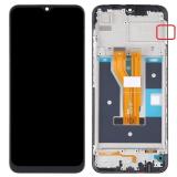 DISPLAY LCD + TOUCH DIGITIZER DISPLAY COMPLETE + FRAME (CUTOUT) FOR REALME C20 (RMX3063 RMX3061) / REALME C21 (RMX3201) BLACK ORIGINAL