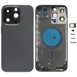 BACK HOUSING FOR APPLE IPHONE 14 PRO MAX 6.7 SPACE BLACK OEM