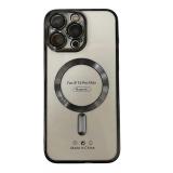 PHONE CASE ELECTROPLASTY + LENS PROTECTION + MAGNETIC FOR APPLE IPHONE 15 PRO MAX BLACK