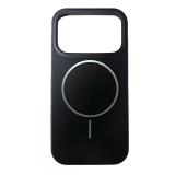 PHONE CASE LIQUID SILICONE + MAGNETIC FOR APPLE IPHONE 17 PRO MAX BLACK