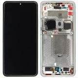 TOUCH DIGITIZER + DISPLAY AMOLED DISPLAY COMPLETE + FRAME FOR XIAOMI 15 ULTRA (25010PN30G) WHITE ORIGINAL (SERVICE PACK)