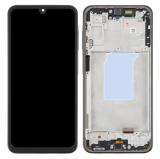 TOUCH DIGITIZER + DISPLAY AMOLED COMPLETE WITH FRAME FOR SAMSUNG GALAXY A26 5G A266B BLACK ORIGINAL (SERVICE PACK) (ASSEMBLED)