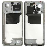 CENTRAL HOUSING B FOR REALME 14 5G (RMX5070) MECHA SILVER ORIGINAL