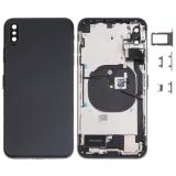 BACK HOUSING WITH PARTS FOR APPLE IPHONE XS MAX 6.5 SPACE GRAY MATERIAL ORIGINAL