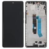 TOUCH DIGITIZER + DISPLAY AMOLED COMPLETE + FRAME FOR XIAOMI REDMI NOTE 14 PRO 4G (24116RACCG) MIDNIGHT BLACK ORIGINAL (SERVICE PACK)
