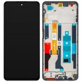 TOUCH DIGITIZER + DISPLAY LCD COMPLETE WITH FRAME FOR REALME C75 5G (RMX3963) BLACK ORIGINAL