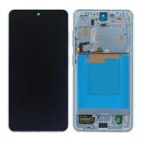 TOUCH DIGITIZER + DISPLAY AMOLED COMPLETE + FRAME FOR SAMSUNG GALAXY S26 5G S942B SKY BLUE SERVICE PACK SCREEN + FRAME (NOT ORIGINAL)