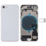 BACK HOUSING WITH PARTS FOR APPLE IPHONE 8G 4.7 WHITE