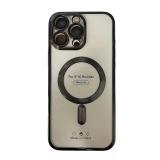 PHONE CASE ELECTROPLASTY + LENS PROTECTION + MAGNETIC FOR APPLE IPHONE 16 PRO MAX BLACK