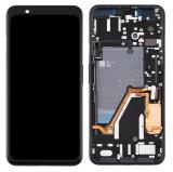 TOUCH DIGITIZER + DISPLAY OLED COMPLETE + FRAME FOR GOOGLE PIXEL 4 XL (G020P G020 GA01181-US GA01182-US GA01180-US) BLACK ORIGINAL