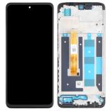 DISPLAY LCD + TOUCH DIGITIZER DISPLAY COMPLETE + FRAME FOR REALME C55 (RMX3710) BLACK ORIGINAL