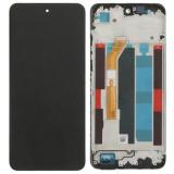 TOUCH DIGITIZER + DISPLAY LCD COMPLETE WITH FRAME FOR REALME C71 (RMX5303) BLACK ORIGINAL