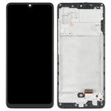 DISPLAY LCD + TOUCH DIGITIZER DISPLAY COMPLETE + FRAME FOR SAMSUNG GALAXY A32 4G A325F / A325M BLACK OEM OLED