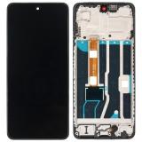 TOUCH DIGITIZER + DISPLAY LCD COMPLETE WITH FRAME FOR OPPO A5 4G (CPH2727) BLACK ORIGINAL