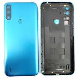 BACK HOUSING FOR MOTOROLA MOTO E7 POWER / MOTO E7i POWER XT2097 TAHITI BLUE ORIGINAL