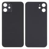 BACK HOUSING OF GLASS (BIG HOLE) FOR APPLE IPHONE 12 6.1 BLACK