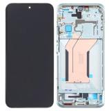 TOUCH DIGITIZER + DISPLAY OLED COMPLETE + FRAME FOR XIAOMI 14 (23127PN0CC 23127PN0CG) JADE GREEN ORIGINAL (SERVICE PACK)