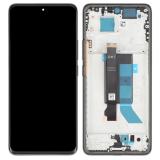 TOUCH DIGITIZER + DISPLAY AMOLED COMPLETE + FRAME FOR XIAOMI REDMI NOTE 14 PRO 5G (24090RA29G) MIDNIGHT BLACK ORIGINAL (SERVICE PACK)