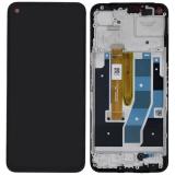 TOUCH DIGITIZER + DISPLAY LCD COMPLETE + FRAME FOR REALME 9 5G (RMX3474) / REALME 9 PRO (RMX3471 RMX3472) BLACK ORIGINAL (SERVICE PACK 4130050)